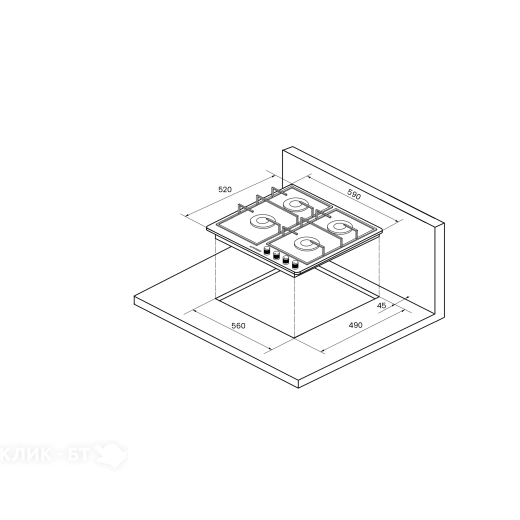 Варочная поверхность KUPPERSBERG tg 699 bor