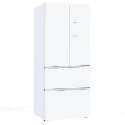 Холодильник TESLER RFD-361I WHITE GLASS