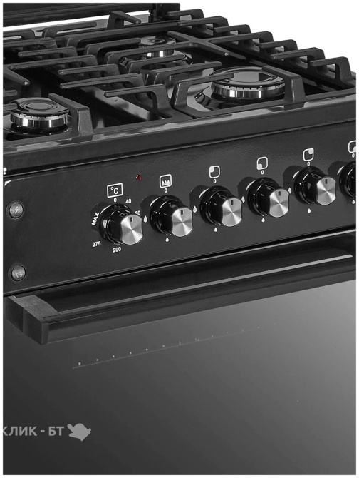 Кухонная плита IDEAL L280 ГК черный