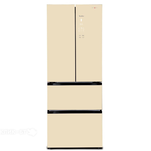 Холодильник TESLER RFD-361I CRYSTAL BEIGE