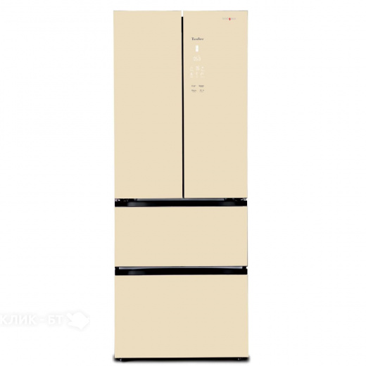 Холодильник TESLER RFD-361I CRYSTAL BEIGE