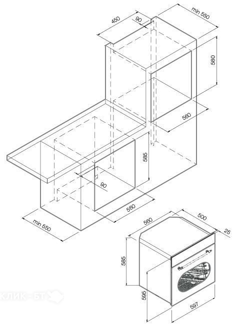 Духовой шкаф GRAUDE BK 60.1 WM