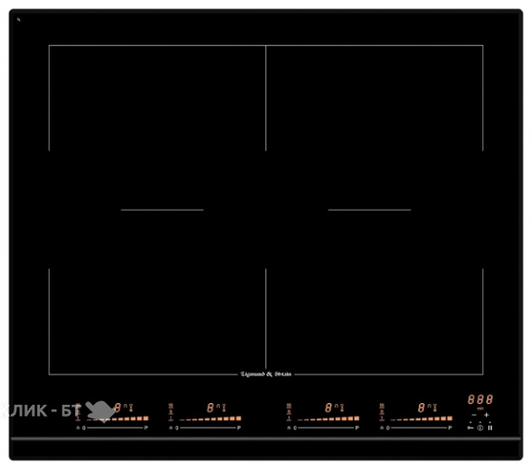 Варочная поверхность ZIGMUND & SHTAIN cis 444.60 bk