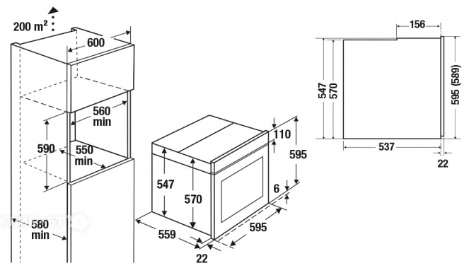 Духовой шкаф KUPPERSBUSCH BP 6350.0 S3