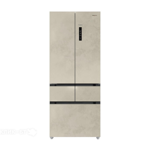 Холодильник TESLER RFD-427BI Marble Beige