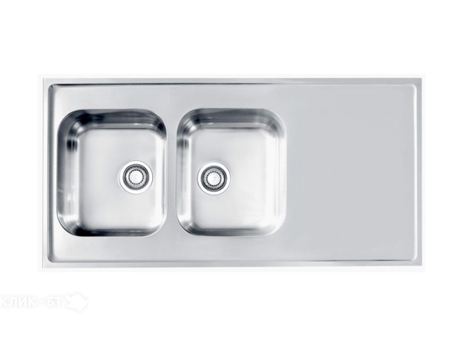 Кухонная мойка ALVEUS Classic Pro 100 SAT-90 1130474 (в комплекте с сифоном)