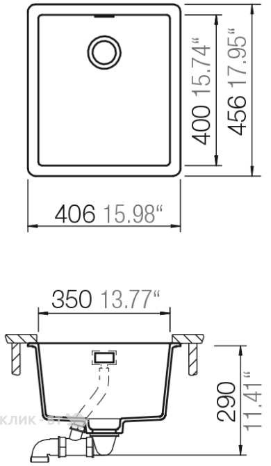Кухонная мойка Schock Greenwich 45 серебристый камень CRISTADUR 700975