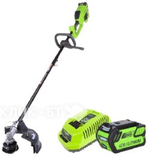 Триммер GREENWORKS GD40BCK4 (1301507UB)