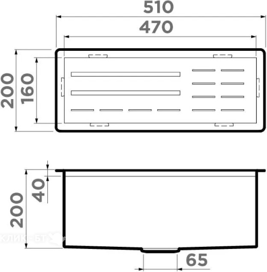 Сушка для посуды OMOIKIRI DRY-04-GB (4999128)
