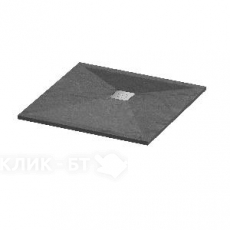 Поддон GROSSMAN GR-S2100100Q 100х100х2,5 см графит