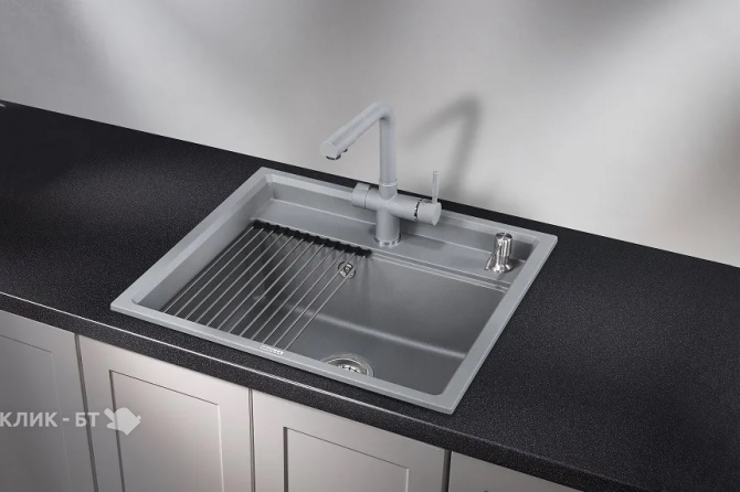 Кухонная мойка GRANULA KS-6003 алюминиум