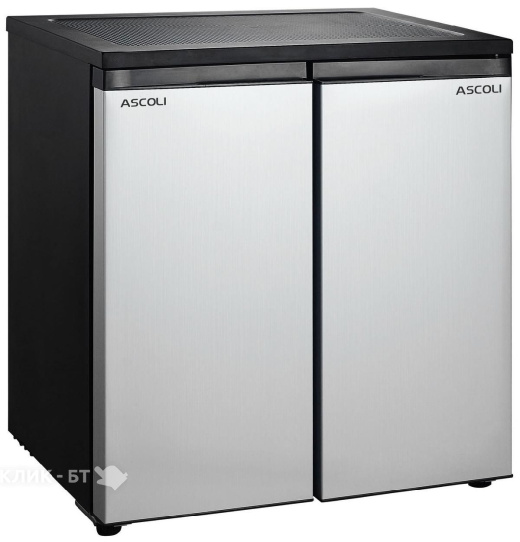 Холодильник ASCOLI ACDS355 (серебристый)
