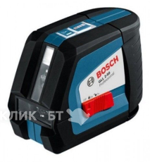 Линейный лазерный нивелир. максимальная видимость лазерного луча BOSCH gll 2-50