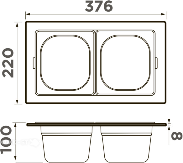 Контейнер OMOIKIRI DC-04-2-IN (4999084)