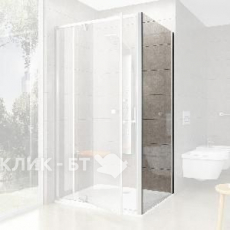 Душевая стенка RAVAK Pivot PPS-80 сатин + транспарент 90G40U00Z1