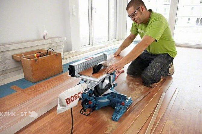 Пила циркулярная BOSCH GTM 12 JL (0601B15001)
