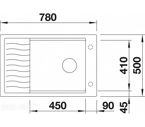 Кухонная мойка BLANCO ELON XL 6S SILGRANIT белый (524838)