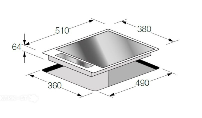 Варочная поверхность FULGOR CPH 402 ID TC X
