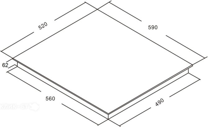 Варочная поверхность AKPO PIA 6094218FZ BL