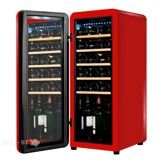 Винный шкаф TESLER CWC-248 RUBY RED LD