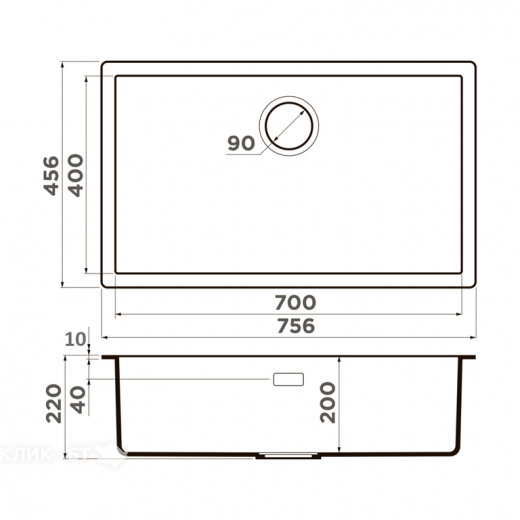 Кухонная мойка OMOIKIRI Yamakawa 75T-U/I-WH (4993462)