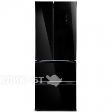 Холодильник TESLER RFD-360I BLACK GLASS