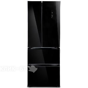 Холодильник TESLER RFD-360I BLACK GLASS