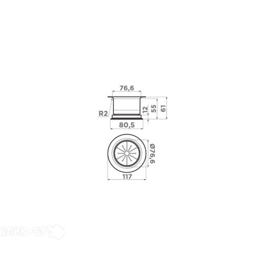 Сменная горловина для измельчителя OMOIKIRI NA-04 LG (4956726)