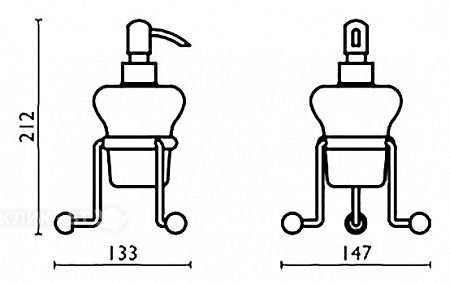 Дозатор BAGNO & ASSOCIATI Opera OP72992 BR