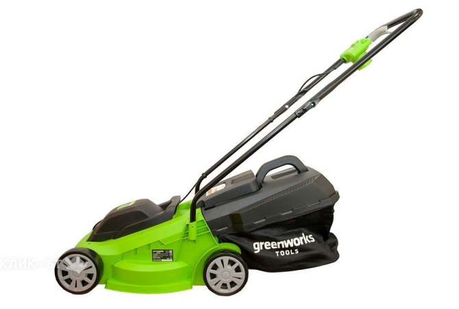 Газонокосилка электрическая GREENWORKS GLM1232