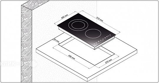 Варочная поверхность KORTING HK 32033 B