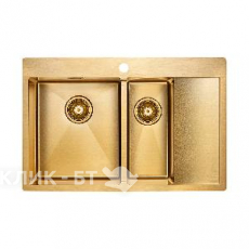 Кухонная мойка PAULMARK Union PM537851-BGL