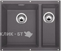 Кухонная мойка BLANCO SUBLINE 340/160-U SILGRANIT 523559 темная скала