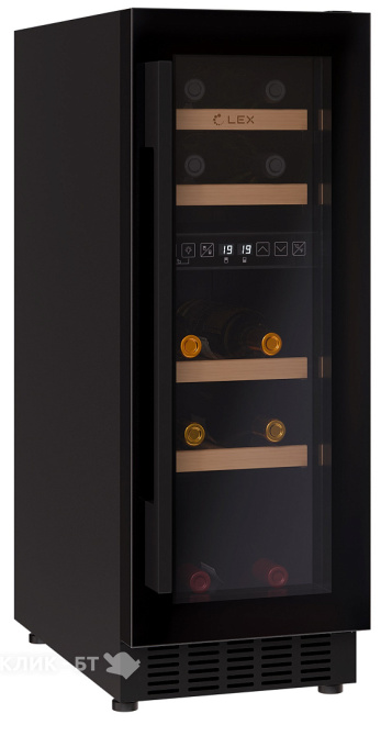Винный шкаф LEX LWD3017BL dual zone