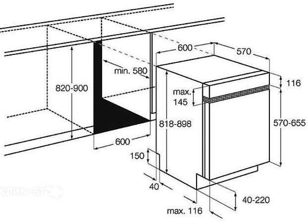 Посудомоечная машина AEG f 55002 im0p