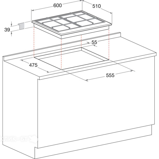 Варочная поверхность HOTPOINT-ARISTON pc 640 t (an) r