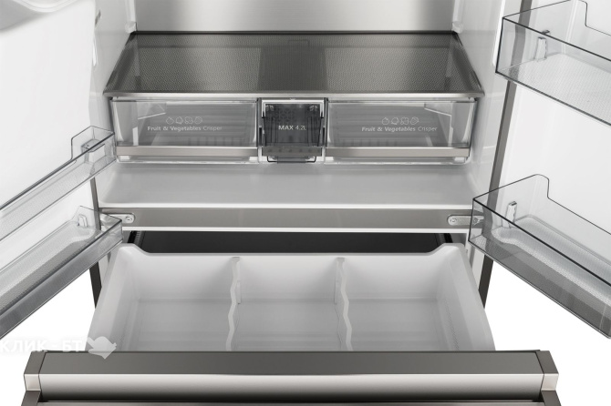 Холодильник WEISSGAUFF WFD 565 NoFrost Premium BioFresh Ice Maker