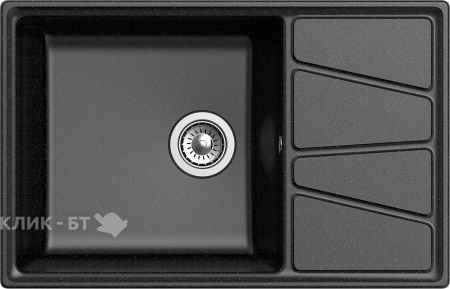 Кухонная мойка GRANFEST GF-V-780L черный