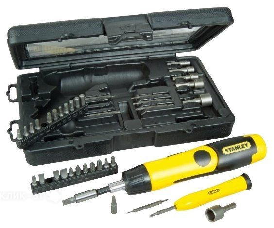 Набор с отверткой 38 предметов STANLEY 0-63-038