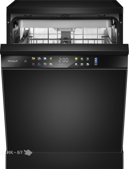 Посудомоечная машина WEISSGAUFF DW 6039 Touch Dual Wash Black