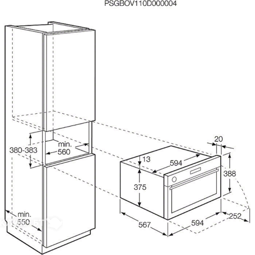 Духовой шкаф AEG km 8100001 m