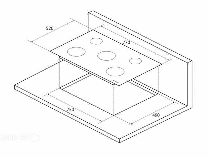 Варочная поверхность KUPPERSBERG ECS 702