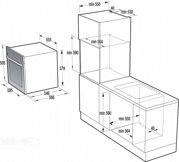 Духовой шкаф GORENJE BOP798S54X