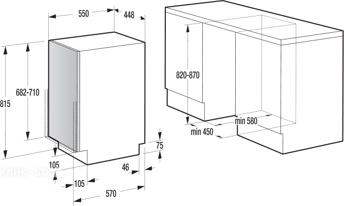 Посудомоечная машина GORENJE gv50211