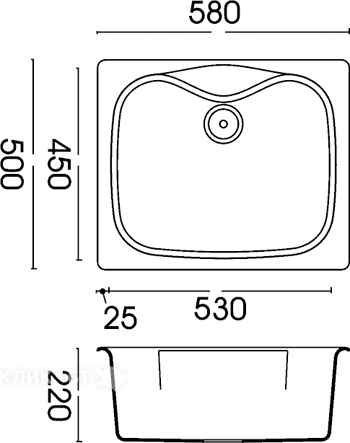 Кухонная мойка SMEG lse58av