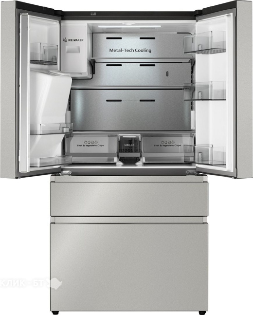 Холодильник WEISSGAUFF WFD 565 NoFrost Premium BioFresh Ice Maker