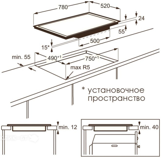 Варочная поверхность AEG hk 588440 fg