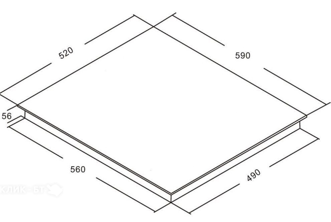 Варочная поверхность AKPO PIA 6093119FZ BL