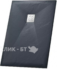 Поддон GROSSMAN GR-S270100Q 70х100х2,5 см графит