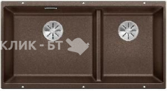 Кухонная мойка Blanco SUBLINE 480/320-U кофе c отв.арм. InFino (арт.523593)